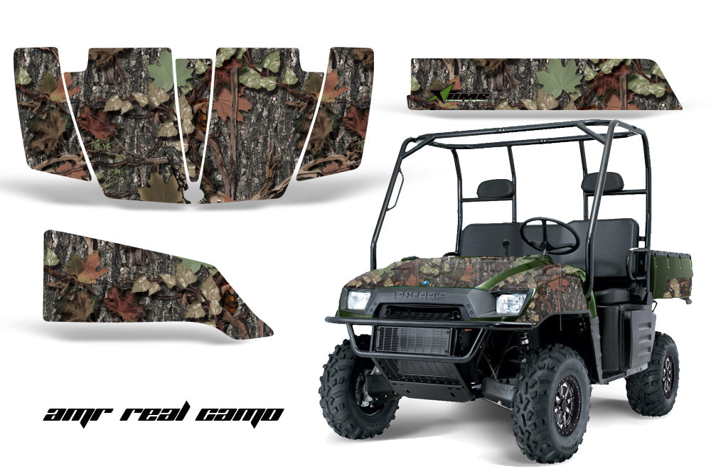 UTV Graphics Kit SxS Decal Wrap For Polaris Ranger 500 700 2005-2008 REAL CAMO-atv motorcycle utv parts accessories gear helmets jackets gloves pantsAll Terrain Depot