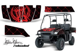 UTV Graphics Kit SxS Decal Wrap For Polaris Ranger 500 700 2005-2008 RELOADED RED BLACK-atv motorcycle utv parts accessories gear helmets jackets gloves pantsAll Terrain Depot
