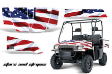 Load image into Gallery viewer, UTV Graphics Kit SxS Decal Wrap For Polaris Ranger 500 700 2005-2008 USA FLAG-atv motorcycle utv parts accessories gear helmets jackets gloves pantsAll Terrain Depot