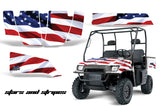 UTV Graphics Kit SxS Decal Wrap For Polaris Ranger 500 700 2005-2008 USA FLAG