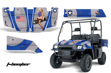 Load image into Gallery viewer, UTV Graphics Kit SxS Decal Wrap For Polaris Ranger 500 700 2005-2008 TBOMBER BLUE-atv motorcycle utv parts accessories gear helmets jackets gloves pantsAll Terrain Depot