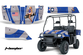 UTV Graphics Kit SxS Decal Wrap For Polaris Ranger 500 700 2005-2008 TBOMBER BLUE-atv motorcycle utv parts accessories gear helmets jackets gloves pantsAll Terrain Depot