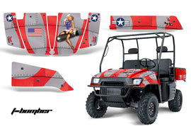 UTV Graphics Kit SxS Decal Wrap For Polaris Ranger 500 700 2005-2008 TBOMBER RED-atv motorcycle utv parts accessories gear helmets jackets gloves pantsAll Terrain Depot
