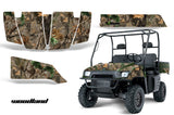 UTV Graphics Kit SxS Decal Wrap For Polaris Ranger 500 700 2005-2008 WOODLAND CAMO