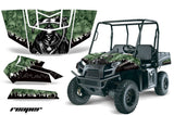 UTV Graphics Kit Decal Sticker Wrap For Polaris Ranger EV 2009-2014 REAPER GREEN