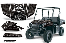 Load image into Gallery viewer, UTV Graphics Kit Decal Sticker Wrap For Polaris Ranger EV 2009-2014 REAPER BLACK-atv motorcycle utv parts accessories gear helmets jackets gloves pantsAll Terrain Depot