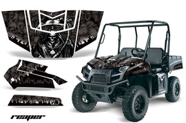 UTV Graphics Kit Decal Sticker Wrap For Polaris Ranger EV 2009-2014 REAPER BLACK-atv motorcycle utv parts accessories gear helmets jackets gloves pantsAll Terrain Depot
