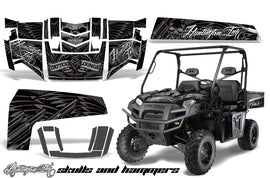UTV Decal Graphics Kit Wrap For Polaris Ranger XP 500/700 2009-2014 HISH SILVER-atv motorcycle utv parts accessories gear helmets jackets gloves pantsAll Terrain Depot