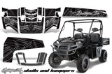 UTV Decal Graphics Kit Wrap For Polaris Ranger XP 500/700 2009-2014 HISH SILVER