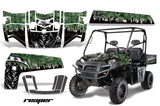 UTV Decal Graphics Kit Wrap For Polaris Ranger XP 500/700 2009-2014 REAPER GREEN