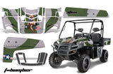 UTV Decal Graphics Kit Wrap For Polaris Ranger XP 500/700 2009-2014 TBOMBER GREEN