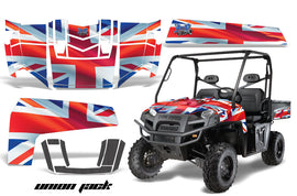 UTV Decal Graphics Kit Wrap For Polaris Ranger XP 500/700 2009-2014 UNION JACK-atv motorcycle utv parts accessories gear helmets jackets gloves pantsAll Terrain Depot