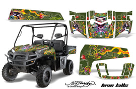 UTV Decal Graphics Kit Wrap For Polaris Ranger XP 500/800/900D 2010-2014 EDHLK GREEN-atv motorcycle utv parts accessories gear helmets jackets gloves pantsAll Terrain Depot