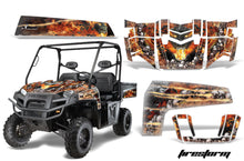 Load image into Gallery viewer, UTV Decal Graphics Kit Wrap For Polaris Ranger XP 500/800/900D 2010-2014 FIRESTORM SILVER-atv motorcycle utv parts accessories gear helmets jackets gloves pantsAll Terrain Depot