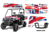 UTV Decal Graphics Kit Wrap For Polaris Ranger XP 500/800/900D 2010-2014 UNION JACK