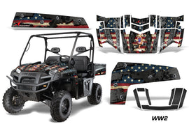 UTV Decal Graphics Kit Wrap For Polaris Ranger XP 500/800/900D 2010-2014 WW2 BOMBER-atv motorcycle utv parts accessories gear helmets jackets gloves pantsAll Terrain Depot