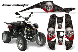 ATV Graphics Kit Decal Wrap For Polaris Sportsman 500 Trailblazer 350 1985-2009 BONES BLACK-atv motorcycle utv parts accessories gear helmets jackets gloves pantsAll Terrain Depot