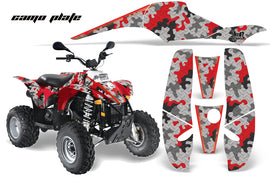 ATV Graphics Kit Decal Wrap For Polaris Sportsman 500 Trailblazer 350 1985-2009 CAMOPLATE RED-atv motorcycle utv parts accessories gear helmets jackets gloves pantsAll Terrain Depot