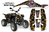 ATV Graphics Kit Decal Wrap For Polaris Sportsman 500 Trailblazer 350 1985-2009 EDHLK BLACK
