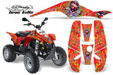 ATV Graphics Kit Decal Wrap For Polaris Sportsman 500 Trailblazer 350 1985-2009 EDHLK RED