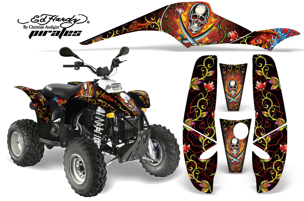 ATV Graphics Kit Decal Wrap For Polaris Sportsman 500 Trailblazer 350 1985-2009 EDHP RED-atv motorcycle utv parts accessories gear helmets jackets gloves pantsAll Terrain Depot