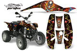 ATV Graphics Kit Decal Wrap For Polaris Sportsman 500 Trailblazer 350 1985-2009 EDHP RED