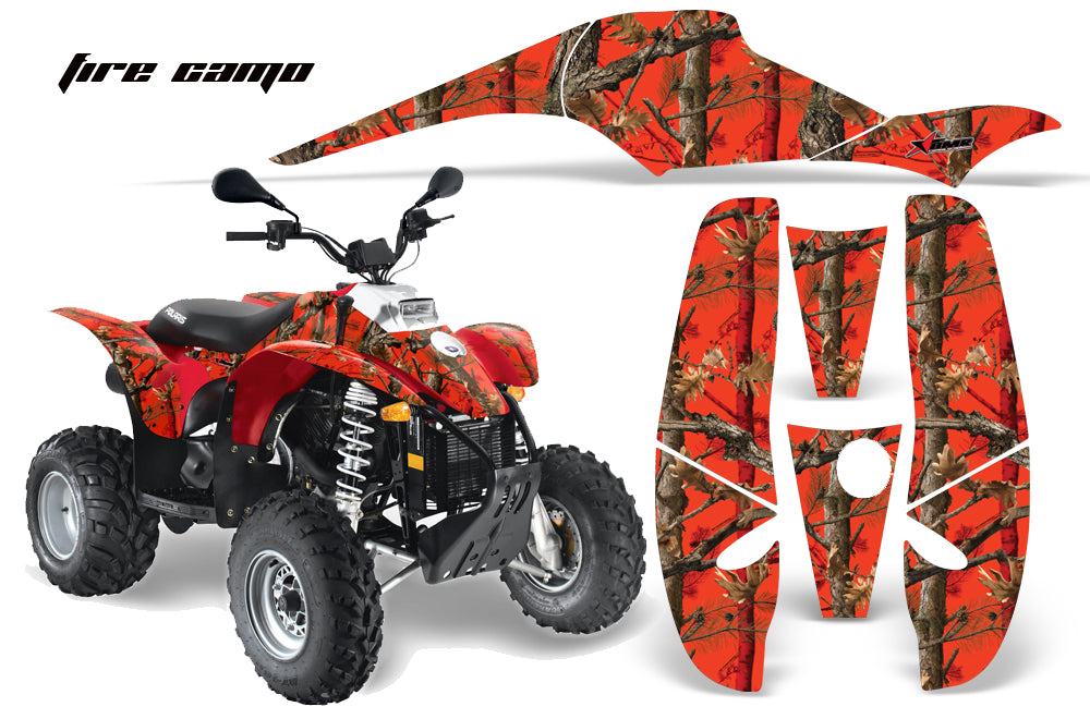 ATV Graphics Kit Decal Wrap For Polaris Sportsman 500 Trailblazer 350 1985-2009 FIRE CAMO-atv motorcycle utv parts accessories gear helmets jackets gloves pantsAll Terrain Depot