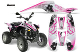 ATV Graphics Kit Decal Wrap For Polaris Sportsman 500 Trailblazer 350 1985-2009 LUNA PINK