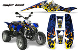 ATV Graphics Kit Decal Wrap For Polaris Sportsman 500 Trailblazer 350 1985-2009 MOTORHEAD BLUE
