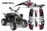 ATV Graphics Kit Decal Wrap For Polaris Sportsman 500 Trailblazer 350 1985-2009 NORTHSTAR PINK WHITE