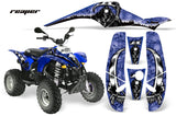 ATV Graphics Kit Decal Wrap For Polaris Sportsman 500 Trailblazer 350 1985-2009 REAPER BLUE