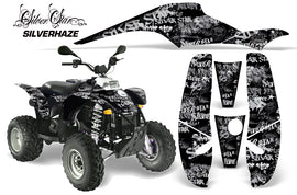 ATV Graphics Kit Decal Wrap For Polaris Sportsman 500 Trailblazer 350 1985-2009 SSSH SILVER BLACK-atv motorcycle utv parts accessories gear helmets jackets gloves pantsAll Terrain Depot