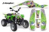 ATV Graphics Kit Decal Wrap For Polaris Sportsman 500 Trailblazer 350 1985-2009 TBOMBER GREEN