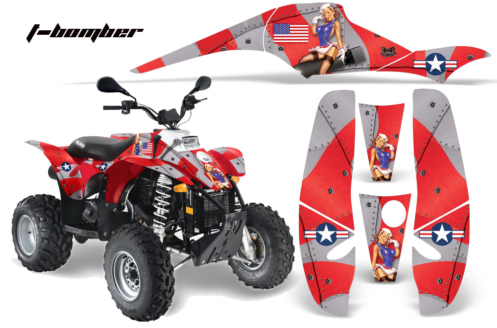 ATV Graphics Kit Decal Wrap For Polaris Sportsman 500 Trailblazer 350 1985-2009 TBOMBER RED-atv motorcycle utv parts accessories gear helmets jackets gloves pantsAll Terrain Depot