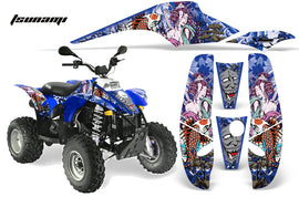 ATV Graphics Kit Decal Wrap For Polaris Sportsman 500 Trailblazer 350 1985-2009 TSUNAMI BLUE-atv motorcycle utv parts accessories gear helmets jackets gloves pantsAll Terrain Depot