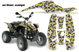 ATV Graphics Kit Decal Wrap For Polaris Sportsman 500 Trailblazer 350 1985-2009 URBAN CAMO YELLOW