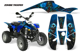 ATV Graphics Kit Decal Wrap For Polaris Sportsman 500 Trailblazer 350 1985-2009 ZOMBIE BLUE-atv motorcycle utv parts accessories gear helmets jackets gloves pantsAll Terrain Depot