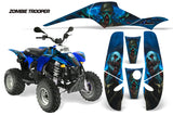 ATV Graphics Kit Decal Wrap For Polaris Sportsman 500 Trailblazer 350 1985-2009 ZOMBIE BLUE