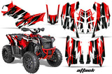ATV Graphics Kit Decal Wrap For Polaris Scrambler 850XP 1000XP 2013-2018 ATTACK RED