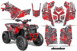 ATV Graphics Kit Decal Wrap For Polaris Scrambler 850XP 1000XP 2013-2018 DEADEN RED