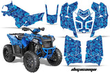 ATV Graphics Kit Decal Wrap For Polaris Scrambler 850XP 1000XP 2013-2018 DIGICAMO BLUE