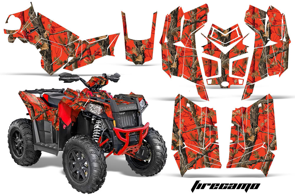 ATV Graphics Kit Decal Wrap For Polaris Scrambler 850XP 1000XP 2013-2018 FIRE CAMO-atv motorcycle utv parts accessories gear helmets jackets gloves pantsAll Terrain Depot