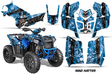 Load image into Gallery viewer, ATV Graphics Kit Decal Wrap For Polaris Scrambler 850XP 1000XP 2013-2018 HATTER BLUE BLACK-atv motorcycle utv parts accessories gear helmets jackets gloves pantsAll Terrain Depot