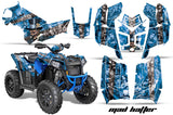 ATV Graphics Kit Decal Wrap For Polaris Scrambler 850XP 1000XP 2013-2018 HATTER BLUE SILVER
