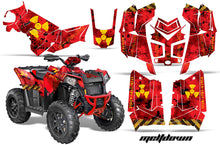 Load image into Gallery viewer, ATV Graphics Kit Decal Wrap For Polaris Scrambler 850XP 1000XP 2013-2018 MELTDOWN YELLOW RED-atv motorcycle utv parts accessories gear helmets jackets gloves pantsAll Terrain Depot