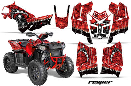 ATV Graphics Kit Decal Wrap For Polaris Scrambler 850XP 1000XP 2013-2018 REAPER RED-atv motorcycle utv parts accessories gear helmets jackets gloves pantsAll Terrain Depot