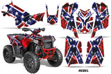 ATV Graphics Kit Decal Wrap For Polaris Scrambler 850XP 1000XP 2013-2018 REBEL