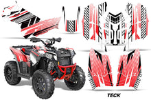 Load image into Gallery viewer, ATV Graphics Kit Decal Wrap For Polaris Scrambler 850XP 1000XP 2013-2018 TECK RED WHITE-atv motorcycle utv parts accessories gear helmets jackets gloves pantsAll Terrain Depot
