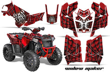 Load image into Gallery viewer, ATV Graphics Kit Decal Wrap For Polaris Scrambler 850XP 1000XP 2013-2018 WIDOW BLACK RED-atv motorcycle utv parts accessories gear helmets jackets gloves pantsAll Terrain Depot