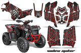 ATV Graphics Kit Decal Wrap For Polaris Scrambler 850XP 1000XP 2013-2018 WIDOW RED BLACK